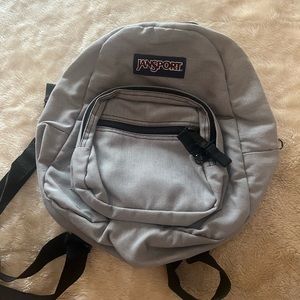 Mini Gray Jansport Backpack EUC